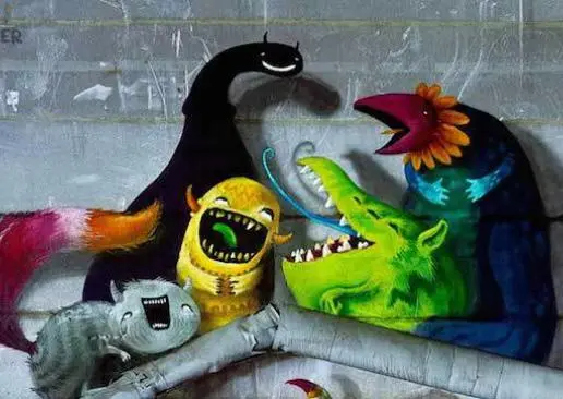 Crean increíbles graffitis en edificios abandonados en Berlín