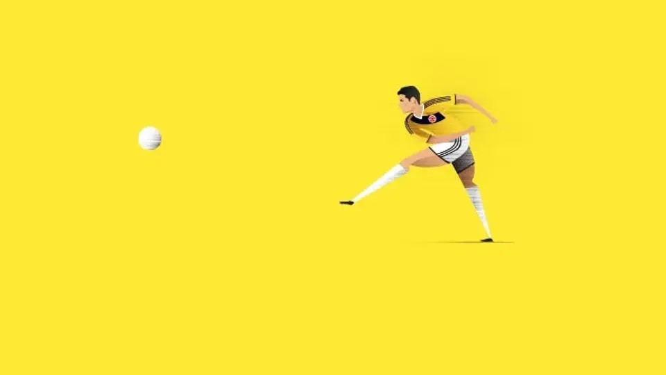 Ilustrador plasma momentos históricos del futbol mundial