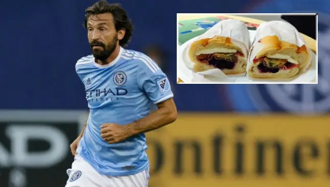 Crean sándwich en homenaje a Pirlo en NY