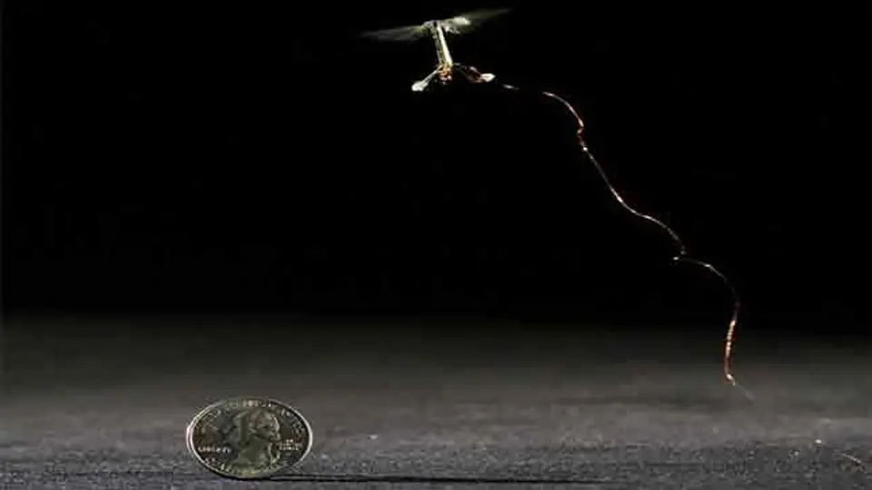 Harvard crea las Robobees, unas abejas mecánicas