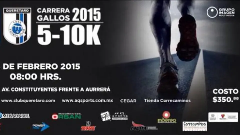 Gallos Blancos convoca a carreras de 5 y 10 Km