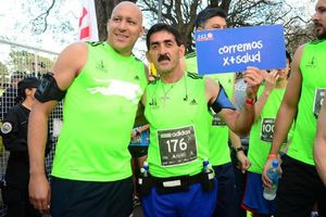 Ex mundialista argentino corre el Maratón de Buenos Aires