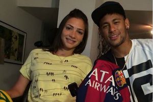 Neymar visita a esquiadora brasileña lesionada