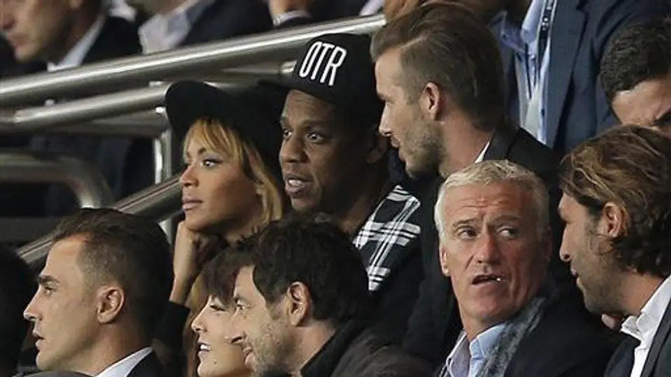 Beyoncé, Jay-Z y Beckham disfrutan del PSG-Barça