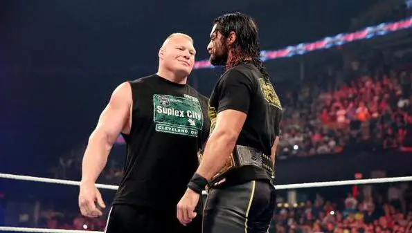 Brock Lesnar regresa a WWE para retar a Rollins