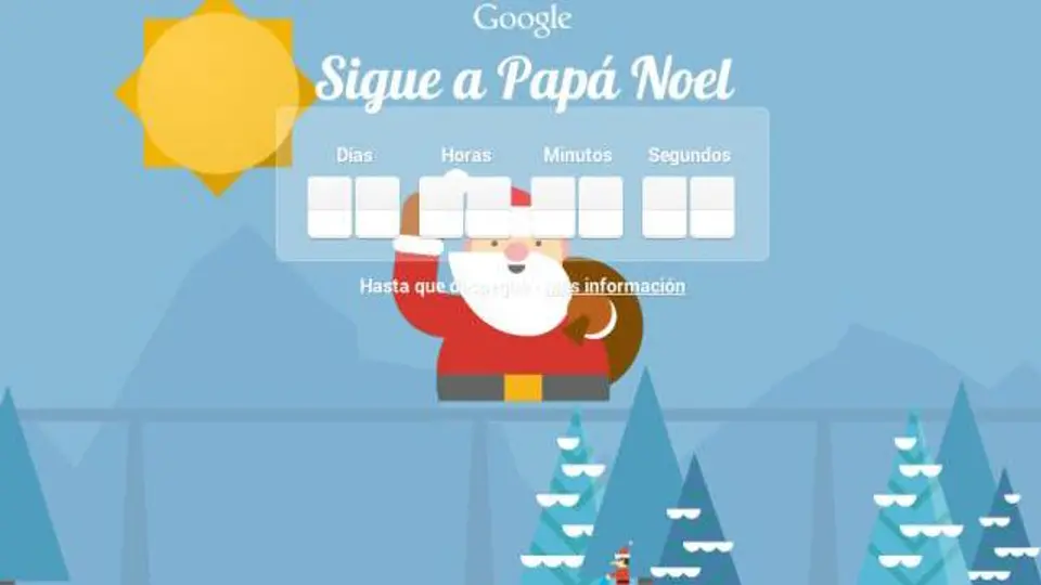 Sigue el recorrido de Santa Claus con Google