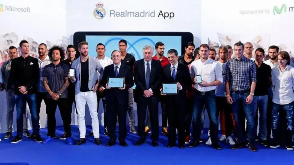 Real Madrid presenta su app en el Santiago Bernabéu
