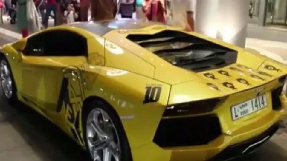 Aficionado tunea Lamborghini en honor al Real Madrid