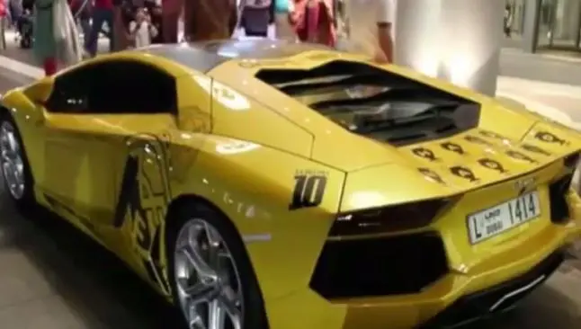 Aficionado tunea Lamborghini en honor al Real Madrid