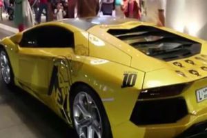 Aficionado tunea Lamborghini en honor al Real Madrid