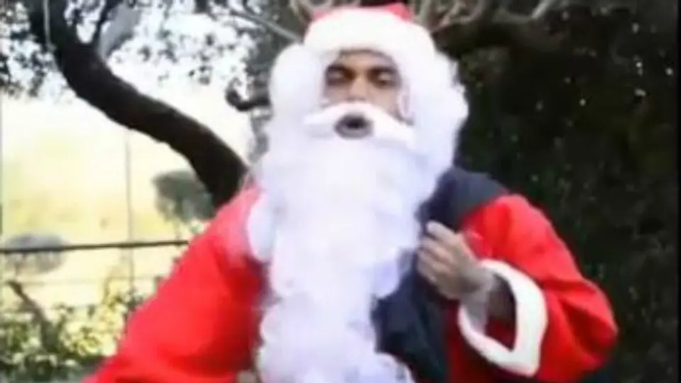 Dani Alves se disfraza de Santa Claus en Instagram