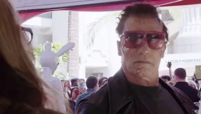 'Terminator' asusta fanáticos en Los Ángeles