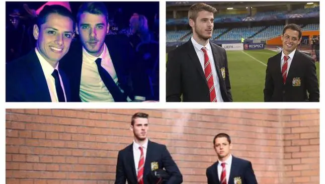 De Gea felicita a Chicharito por su cumpleaños