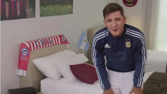 Parodian a Messi por el Día del Padre