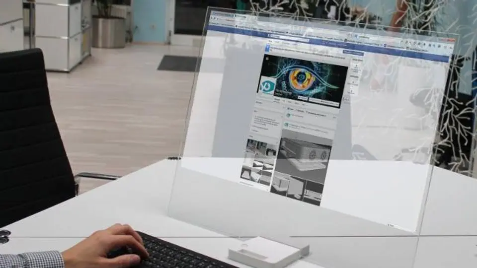 Presentan prototipo de un monitor transparente