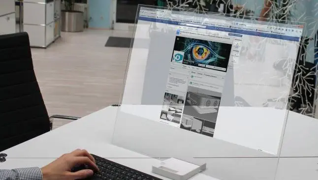 Presentan prototipo de un monitor transparente