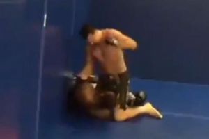 Peleador de MMA golpea a aficionado que lo trolleó