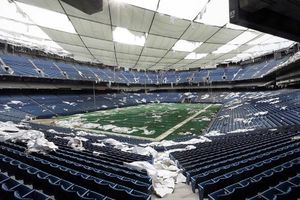 Así luce el Silverdome Stadium, luego de ocho años de abandono