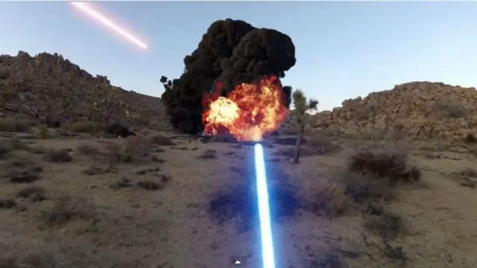Así sería una batalla Jedi en primera persona