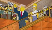 Los Simpson se unen a las burlas contra Trump
