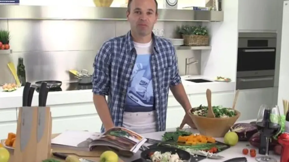 Andrés Iniesta se convierte en chef