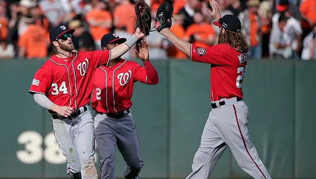 Nacionales se mantiene con vida en la serie contra Gigantes