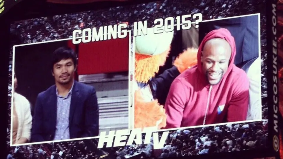 Heat logra reunir a Pacquiao y Mayweather en una arena
