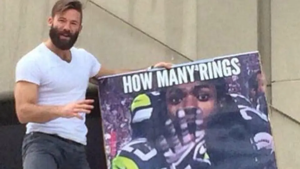 Patriotas trollean a Seattle en desfile de campeones
