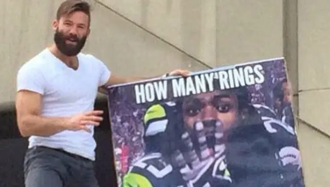 Patriotas trollean a Seattle en desfile de campeones
