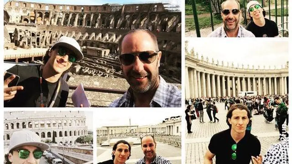 Andrés Guardado presume vacaciones en Roma