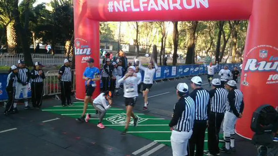 NFL Fan Run, un éxito en el Súper domingo