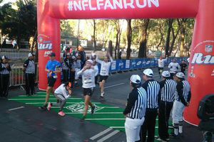 NFL Fan Run, un éxito en el Súper domingo