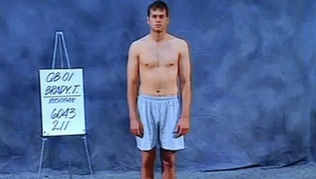 NFL recuerda el Scouting Combine de Tom Brady