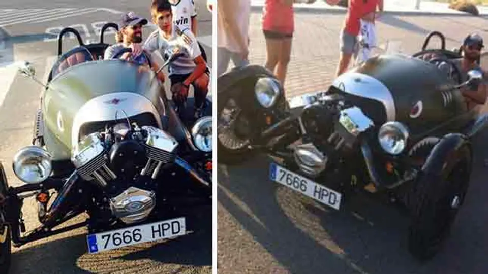 Morgan 3 Wheeler, el nuevo 'juguete' de Arbeloa