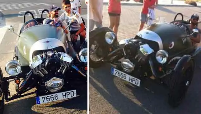 Morgan 3 Wheeler, el nuevo 'juguete' de Arbeloa