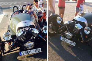 Morgan 3 Wheeler, el nuevo 'juguete' de Arbeloa
