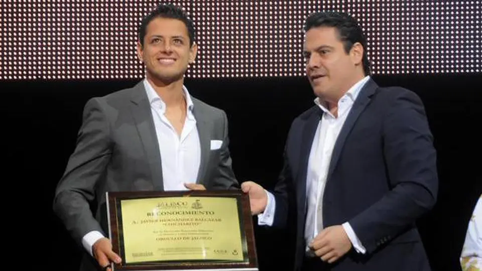 Chicharito Hernández, homenajeado en Guadalajara