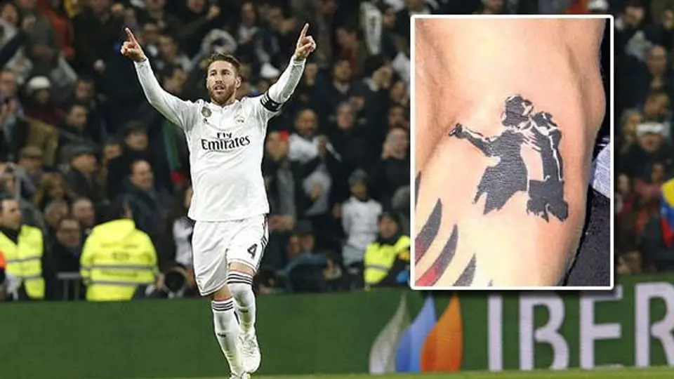 Sergio Ramos homenajea a Michael Jackson con tatuaje