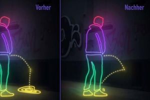 Crean pintura que rebota la orina en las calles