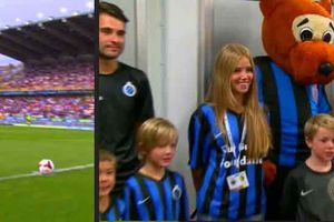 Fan más guapa del mundial visita al club Brugges