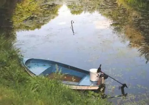 Intenta drenar lago para recuperar celular