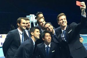 'Maestros del tenis' se reúnen en una selfie