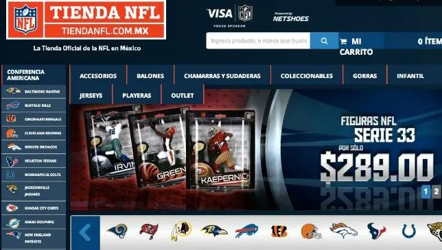 NFL México anuncia lanzamiento de tienda online