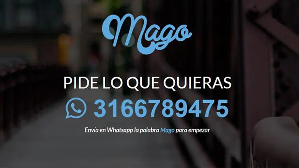 Conoce 'Mago', el servicio que te consigue todo por Whatsapp