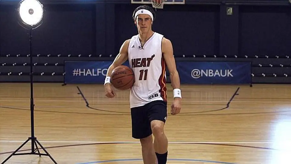 Gareth Bale demuestra sus habilidades a la NBA