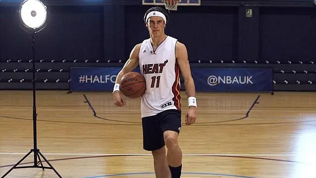 Gareth Bale demuestra sus habilidades a la NBA