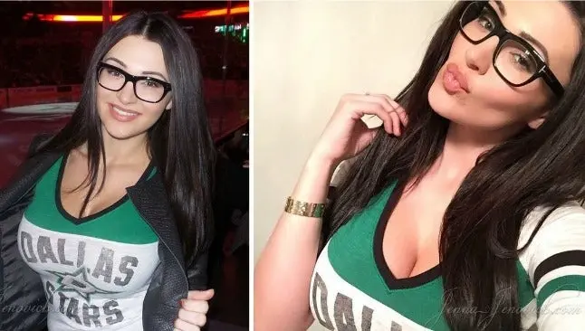 Modelo distrae jugadores en pleno partido con sus atributos'