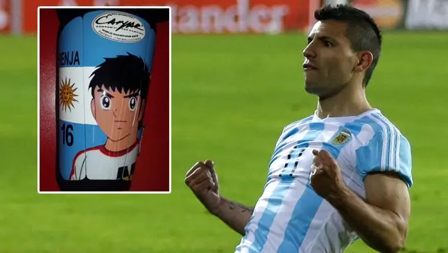 Agüero usará de nuevo espinilleras de Oliver Atom