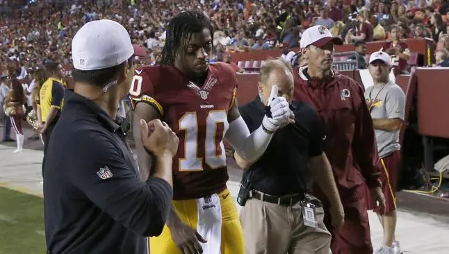 Robert Griffin III, con posible conmoción cerebral