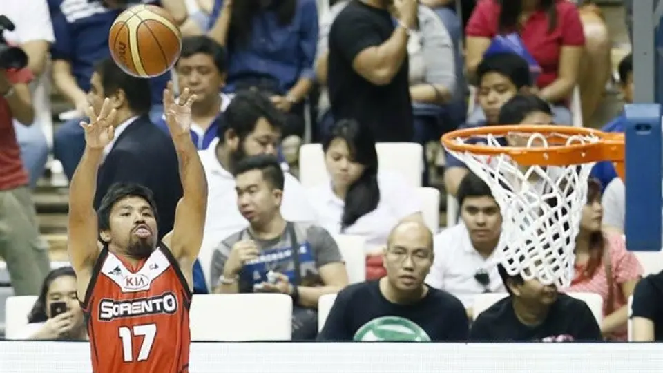 Pacquiao debuta como basquetbolista profesional en Filipinas